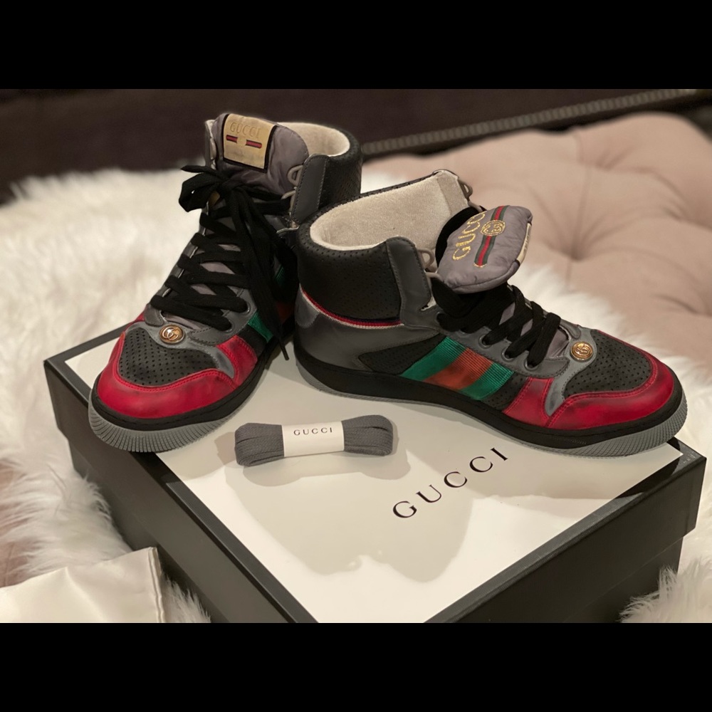Gucci high tops brand new in original box.